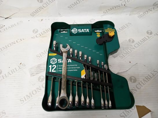 SATA ST09066-02 METRIC DOUBLE RATCHETING WRENCH/SPANNER SET