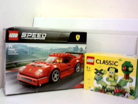 A LEGO FERRARI AND A LEGO CLASSIC 11007