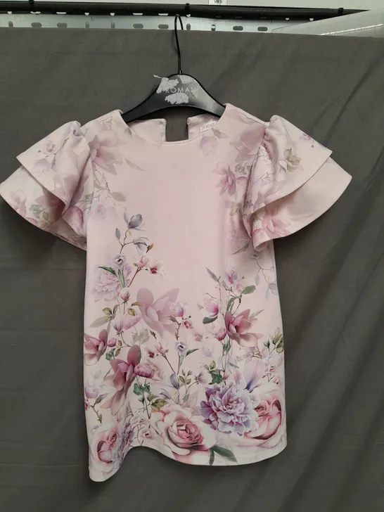 NEXT GIRLS PINK FLORAL DRESS AGE 5 YEARS