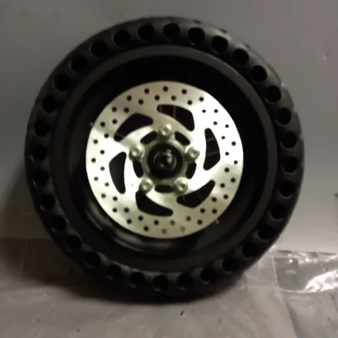 SOLID RUBBER SCOOTER WHEEL AND DICK BRAKE 