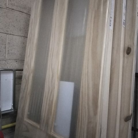 4 PANEL CLEAR PINE GLAZED INTERNAL DOOR 1981 × 686MM