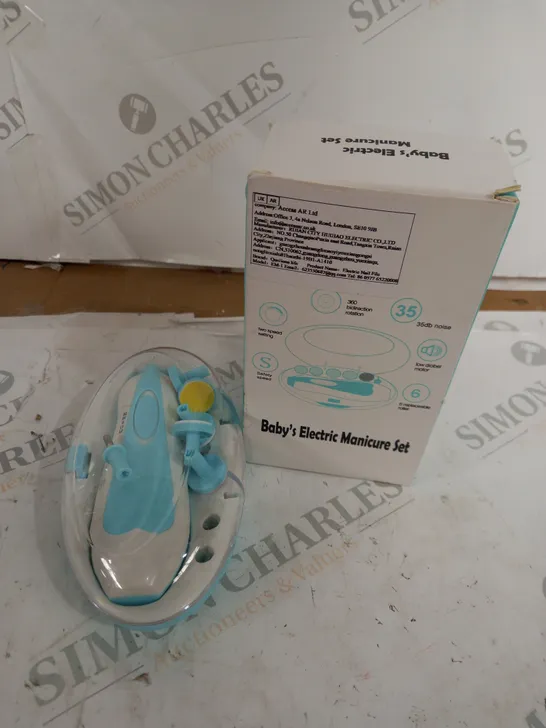 BOXED BABY'S ELECTRIC MANICURE SET 