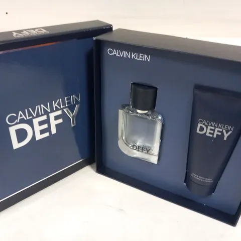 BOXED CALVIN KLEIN DEFY EAU DE TOILETTE GIFT SET