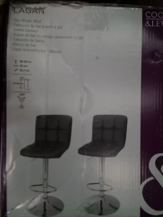 BOXED LAGAN GAS LIFT BARSTOOLS