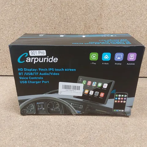 BOXED CARPURIDE W901PRO CARPLAY HD DISPLAY 9INCH SCREEN AUDIO/VIDEO