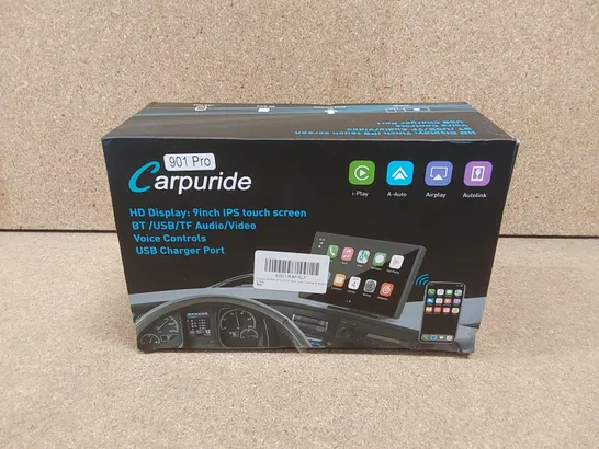 BOXED CARPURIDE W901PRO CARPLAY HD DISPLAY 9INCH SCREEN AUDIO/VIDEO