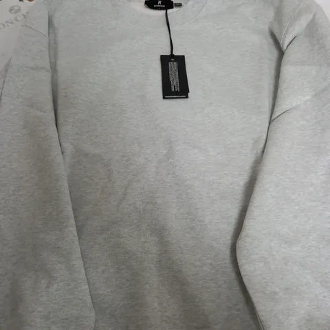 REPRESENT LIGHT GREY SWEATSHIRT - LARGE