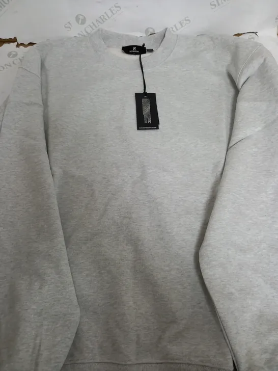 REPRESENT LIGHT GREY SWEATSHIRT - LARGE