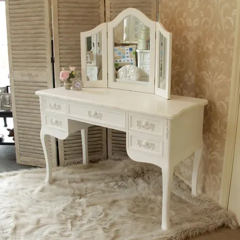 BOXED GREBER DRESSING TABLE WITH MIRROR (2 BOXES)