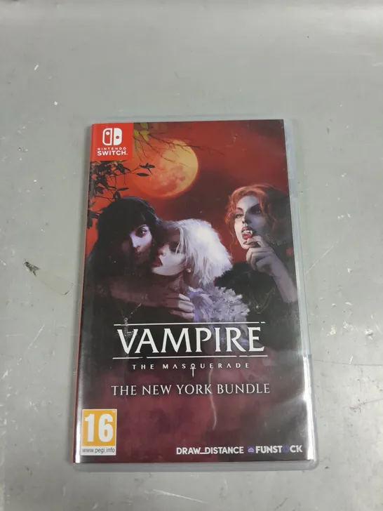 VAMPIRE THE MASQUERADE FOR NINTENDO SWITCH 