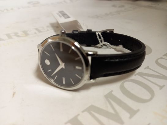 MOVADO ULTRA SLIM LEATHER STRAP WATCH - UNBOXED RRP £395