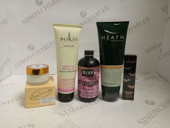 LOT OF APPROXIMATELY 20 ASSORTED HEALTH & BEAUTY ITEMS, TO INCLUDE LASH SERUM, SUKIN, ROSE CONDITIONER, ETC