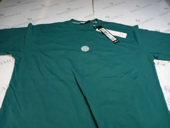 STONE ISLAND SHORT SLEEVE T-SHIRTIN GREEN - MEDIUM