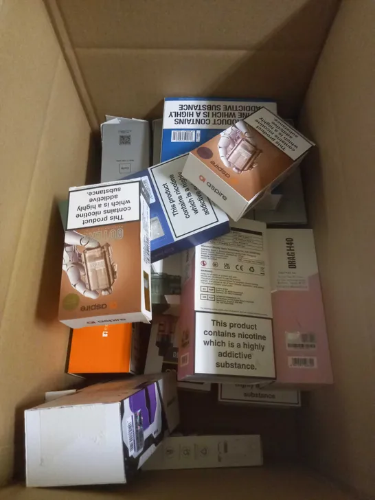 APPROXIMATELY 20 BOXED E-CIGARETTES TO INCLUDE OXVA, VOOPOO, ASPIRE ETC 