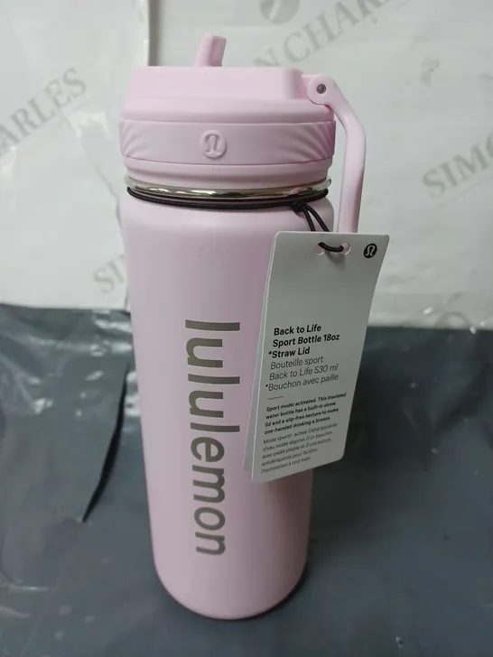 LULULEMON BACK TO LIFE SPORT BOTTLE 18OZ IN PINK