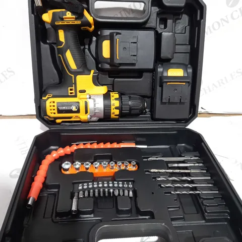 CONENTOOL 21V CORDLESS DRILL DRIVER SET, ELECTRIC SCREWDRIVER WITH 2X 1500MAH BATTERIES