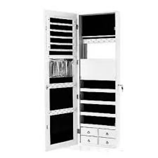 BOXED MULTIPURPOSE STORAGE CABINET WITH 4 DRAWERS - WHITE