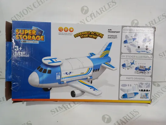 SUPER STORAGE SERIES AIRPLANE TOY SET