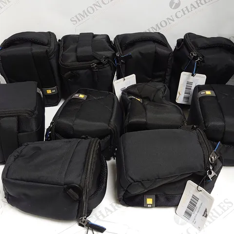 LOT OF 10 CASE LOGIC CAMERA BAGS FOR COMPACT SYSTEMS/HYBRID SYSTEMS
