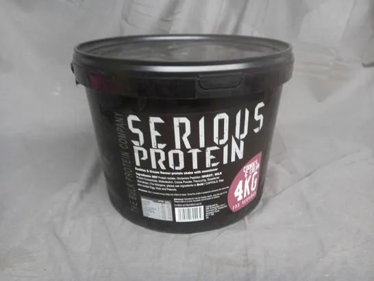 1 4KG TUB OF SERIOUS PROTEIN WHEY PROTEIN POWDER