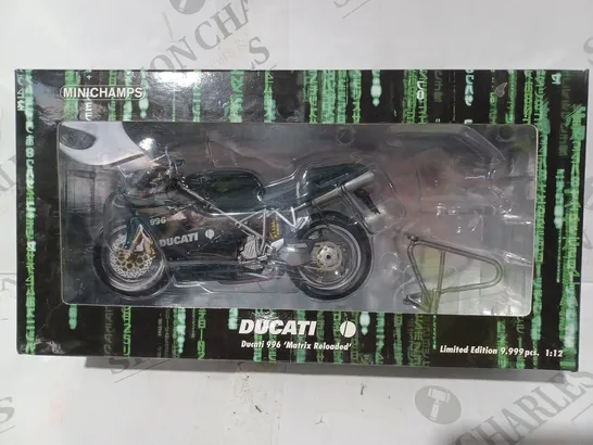 BOXED MINICHAMPS MATRIX RELOADED DUCATI 996 MODEL