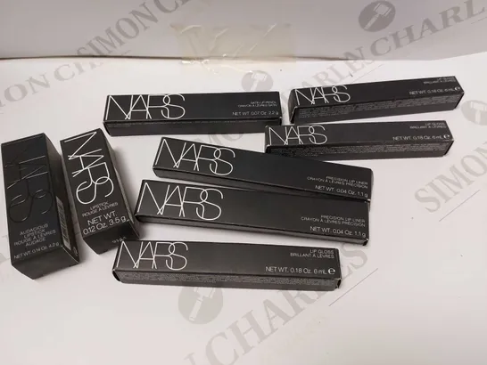 BOX OF APPROX 20 NARS MAKE UP ITEMS