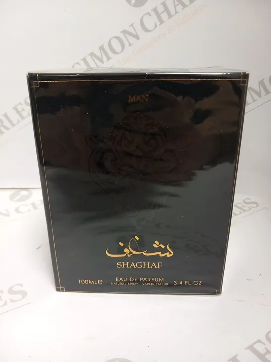 BOXED AND SEALED ASDAAF SHAGHAF MAN EAU DE PARFUM 100ML