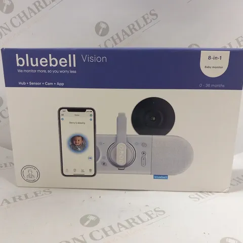 BOXED BLUEBELL VISION 8 IN 1 BABY MONITOR