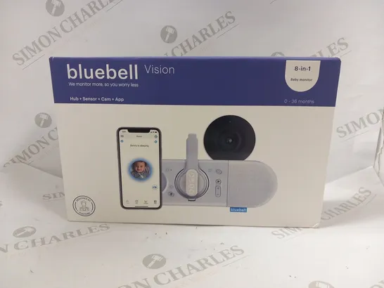 BOXED BLUEBELL VISION 8 IN 1 BABY MONITOR