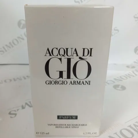 BOXED AND SEALED GIORGIO ARMANI ACQUA DI GIO PARFUM 125ML