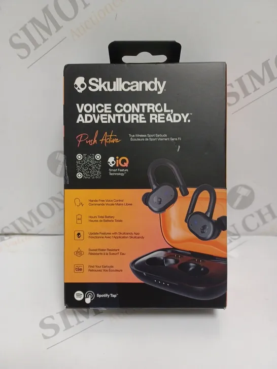 BOXED SKULLCANDY PUSH ACTIVE TRUE WIRELESS EARBUDS 