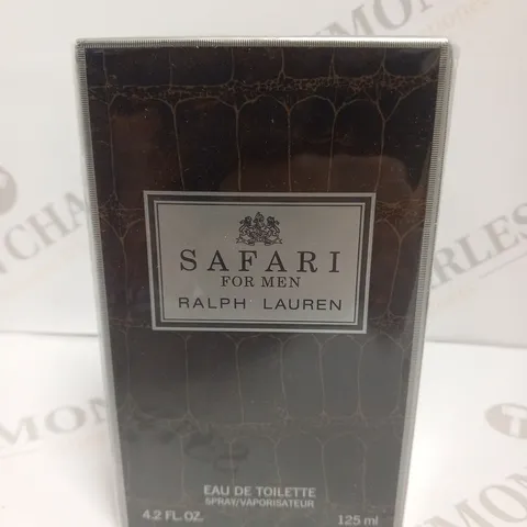 BOXED AND SEALED SAFARI FOR MEN RALPH LAUREN EAU DE TOILETTE 125ML