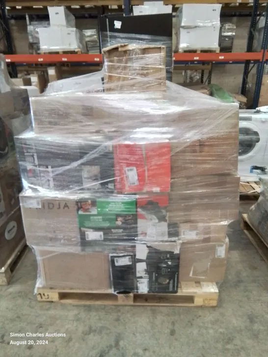 PALLET OF APPROXIMATELY 29 UNPROCESSED RAW RETURN HOUSEHOLD AND ELECTRICAL GOODS TO INCLUDE;