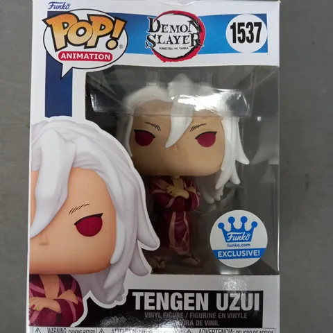 BOXED FUNKO POP COLLECTIBLE DEMON SLAYER VINYL FIGURE 1537 - TENGEN UZUI