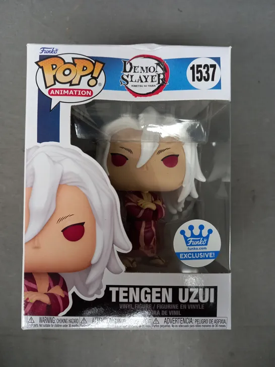 BOXED FUNKO POP COLLECTIBLE DEMON SLAYER VINYL FIGURE 1537 - TENGEN UZUI