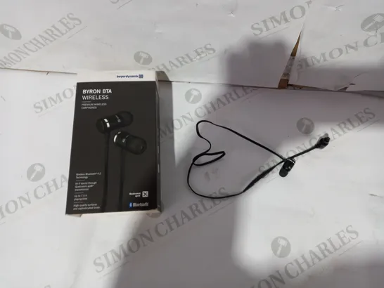 BOXED BEYERDYNAMIC BYRON BTA WIRELESS EARPHONES