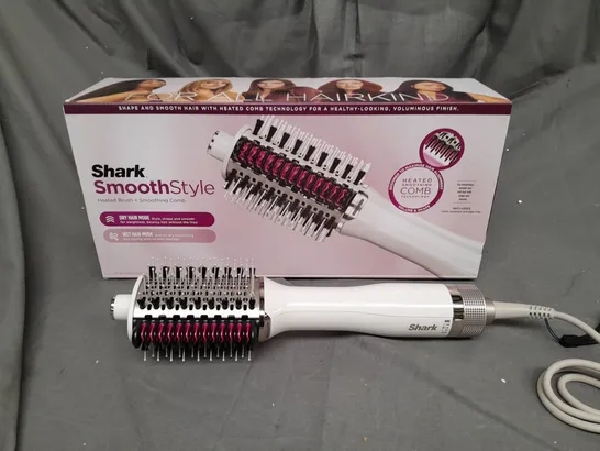 BOXED SHARK SMOOTHSTYLE HOT BRUSH & SMOOTHING COMB