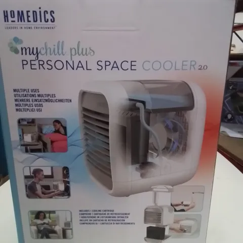 BOXED HOMEDICS MYCHILL PLUS PERSONAL SPACE COOLER