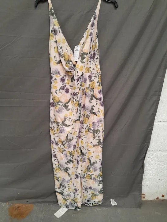 ABERCROMBIE & FITCH LADIES MULTI FLORAL DRESS SIZE MEDIUM