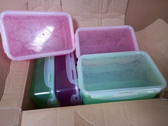 LOCK & LOCK 8 PIECE 1L FOOD CONTAINERS