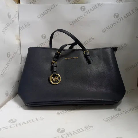 MICHAEL CORS NAVY HANDBAG 