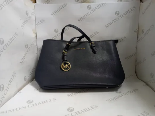 MICHAEL CORS NAVY HANDBAG 