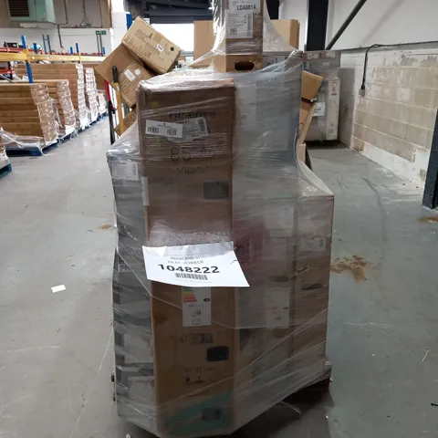 PALLET OF ASSORTED DAMAGED AND FAULTY TELEVISIONS TO INCUDE HISENSE, SAMSUNG AND TOSHIBA - COLLECTION ONLY 