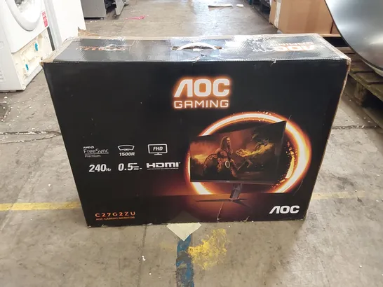 BOXED AOC C27G2ZU GAMING MONITOR (1 BOX)