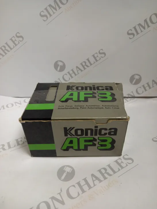 BOXED KONICA AF3 CAMERA WITH PROTECTIVE CASE