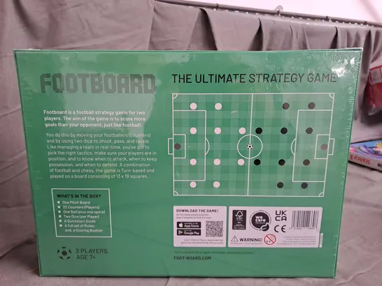 BOXED CELLOPHANE WRAPPED FOOTBOARD GAME