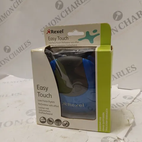 REXEL EASY TOUCH 2 HOLE PUNCH, 30 SHEET CAPACITY, LOW FORCE TECHNOLOGY