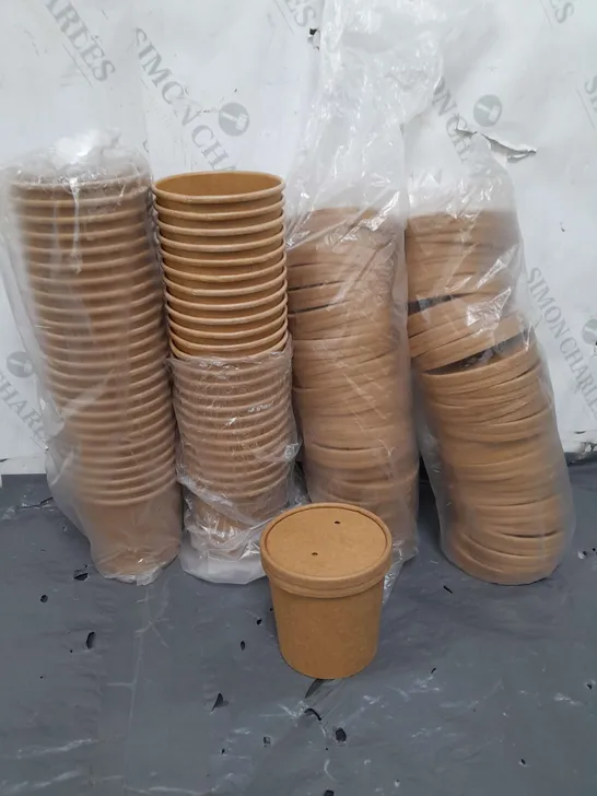 APPROXIMATELY 50 ASSORTED PAPER CUP/BOWLS