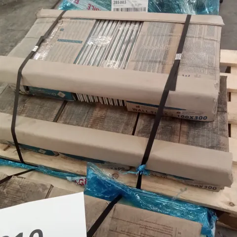 PALLET OF 216 METRO UNDERGROUND BEVELLED DUCK EGG WALL TILES 300×100MM (6.5M²)