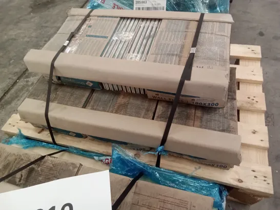 PALLET OF 216 METRO UNDERGROUND BEVELLED DUCK EGG WALL TILES 300×100MM (6.5M²)